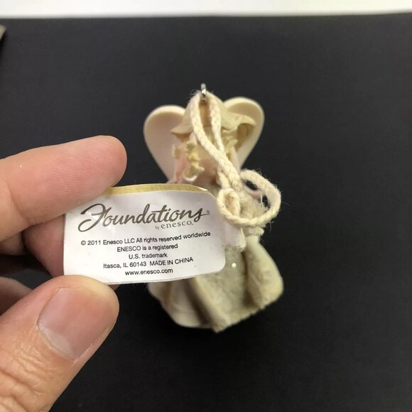 Foundation By Enesco Angel Hope Ornament 4" 2011 Christmas Gift #4026904 in Box - Picture 5 of 8